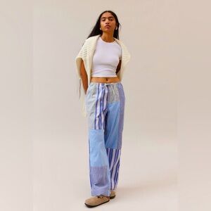 BDG JOEY colorblock Patchwork Stripe pants Urban Outfitters NWT Size Small